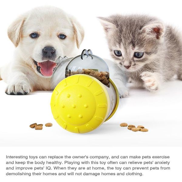 

dog bowls & feeders tumbler puzzle slow leakage ball without electric toy can csv
