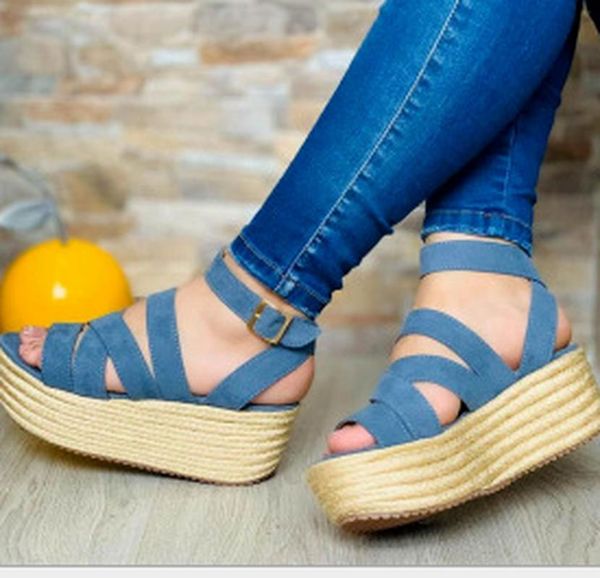 

wedges leather flat slippers slides women sandalias plus size outdoor shoes woman sandals summer mujer sapato feminino sf0293, Black