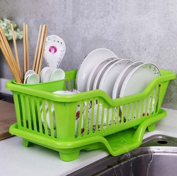 

hanging baskets authentic creative self-draining kitchen plastic single layer small storage put dishes chopsticks drain rack