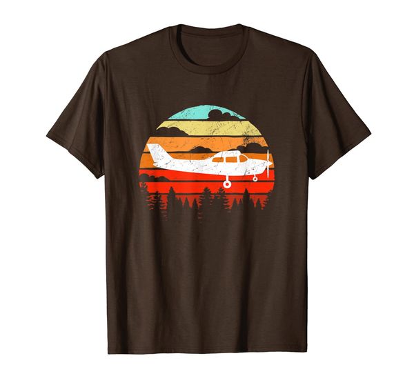 

Pilot Gift Retro C172 Airplane Flying Aviation T-Shirt, Mainly pictures