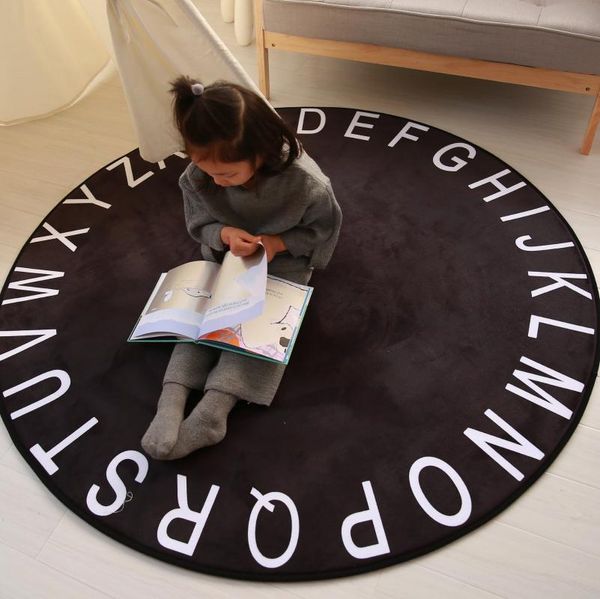 

carpets round kids cartoon carpet computer chair floor mat home room children play tent area rug soft bedroom