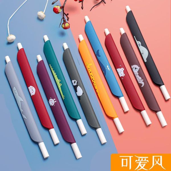 

colors gel pens kawaii pen cute korean stationery color