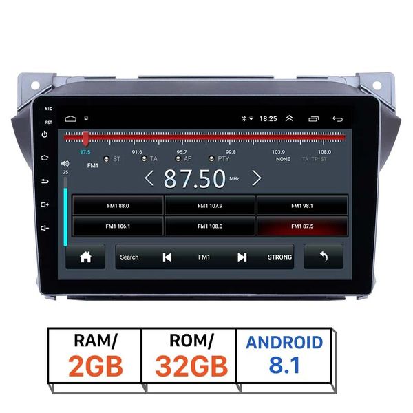 

android 2din car dvd radio gps multimedia unit player for suzuki alto 2009-2016 ram 2gb+ rom 32gb