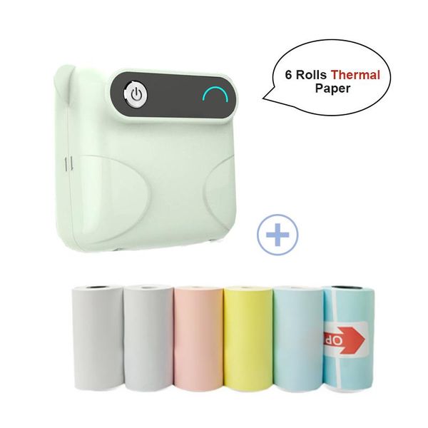 

printers multi-color 2 inch 58mm po-printer pocketable bluetooth