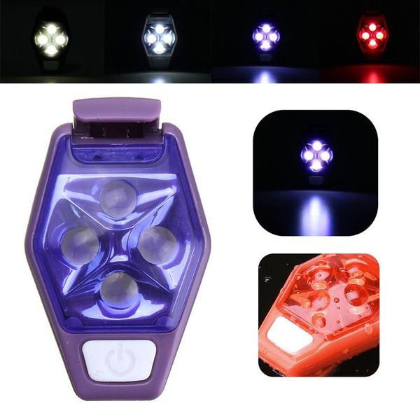 

bike lights led night running cr2032 riding lamp 4 colors jogging safety abs security tool outdoor sport