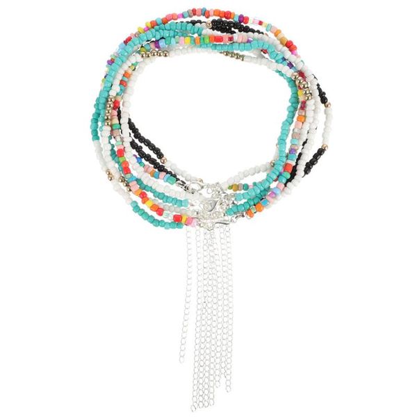 

pendant necklaces 8pcs bohemian style clavicle pendants (assorted color), Silver