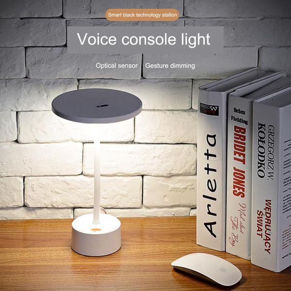 

table lamps eye-protection reading stand lamp smart led with voice activated control mutli-color changing for living room bedroom