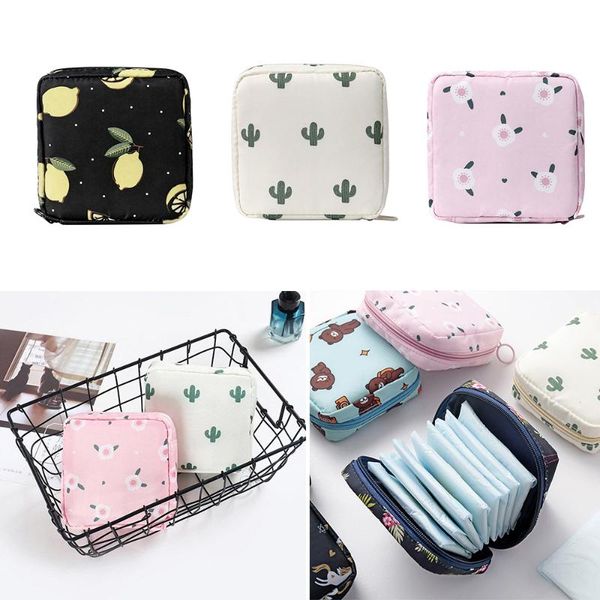 

waterproof tampon storage bag durable sanitary pad pouch portable makeup lipstick key earphone data cables organizer for office bags