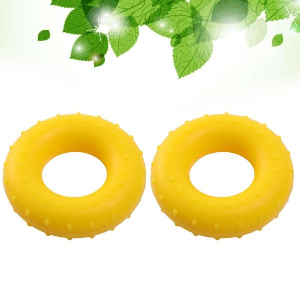 

bike handlebars &components 2pcs eco-friendly odorless grip ring silicone hand-muscle developer finger strength trainer anti-slip wrist forc