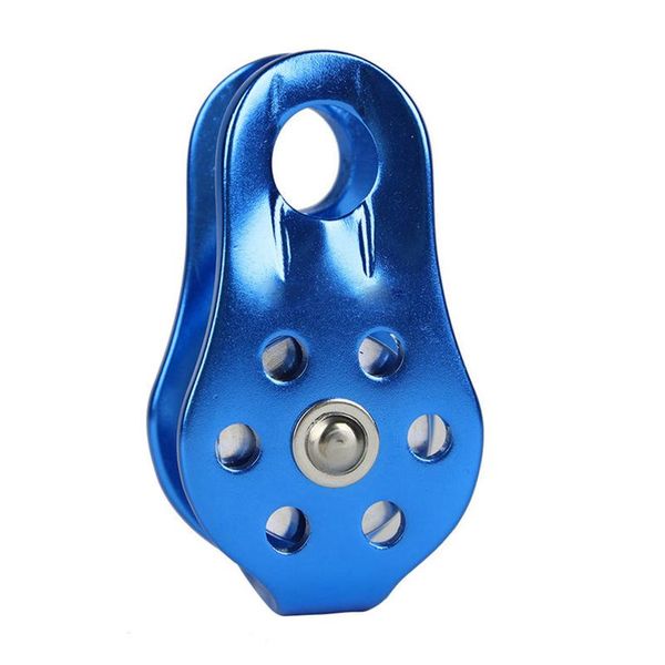 

cords, slings and webbing 2 color rock climbing pulley fixed sideplate single sheave outdoor survival tool high altitud traverse hauling gea