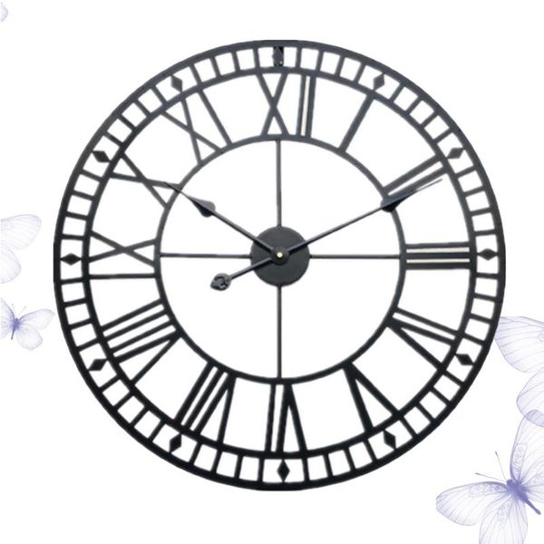 

rome iron art wall clock creative decorative decor for home office living room clocks