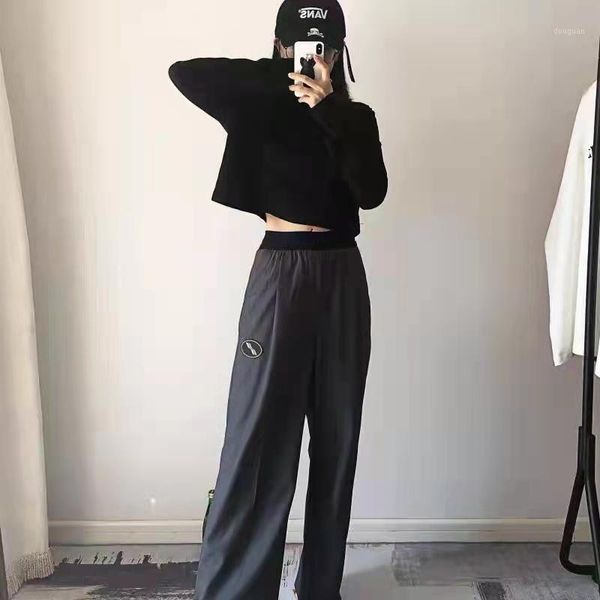 

women's pants & capris well do womens baggy for women harajuku sweatpants pantsuits tracksuit traff, Black;white