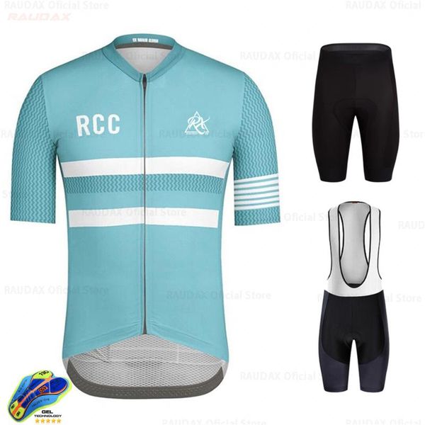 

cycling jersey 2021 pro team raudax style rx short sleeve clothing kit mtb bike wear triathlon racing sets, Black;blue