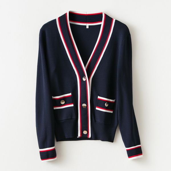 

fashion short sved knitted sweater, british early autumn seri, White;black