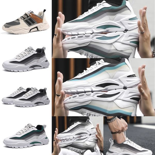 JXVM scarpe da uomo casual Comode da corsa profonde traspiranti grigio solido Beige donna Accessori di buona qualità Sport estate Moda scarpe da passeggio