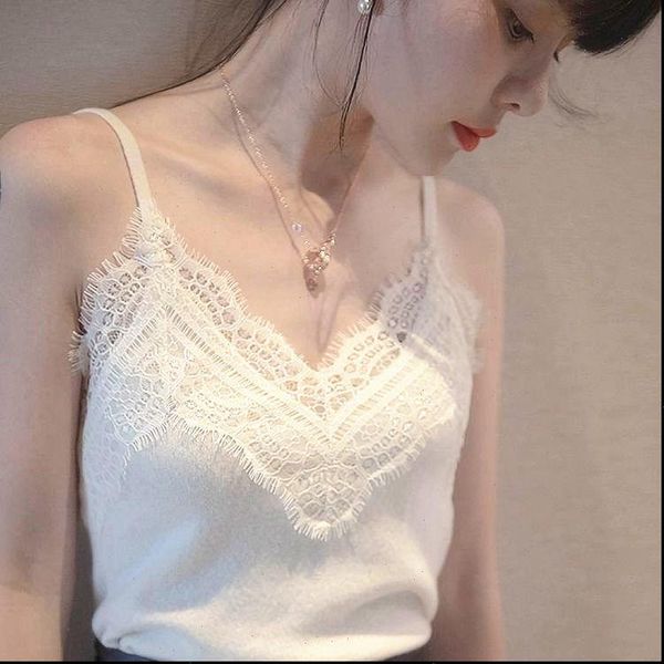

corset camisole white women tank lace sleeveless v neck crop for