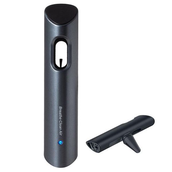 

car air freshener ionizer purifier vent outlet with usb cable for home q39f