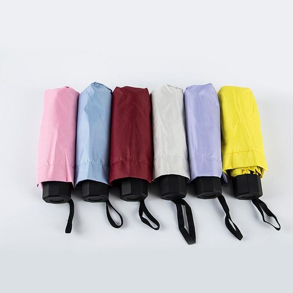 

umbrellas small fashion folding umbrella rain women gift men mini pocket parasol girls