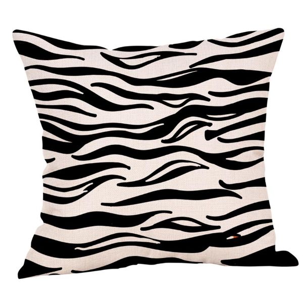 

pillow case 4pcs/pack bed chair office throw cover cotton linen decorative protective living room car interior milk cow home bedroom