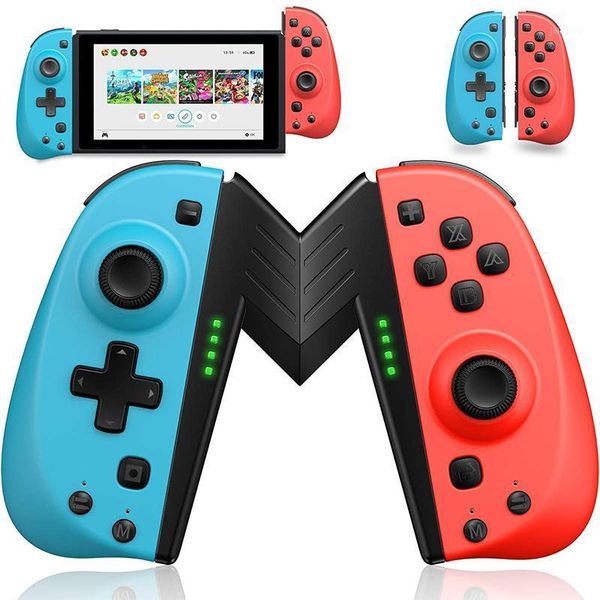 

game controllers & joysticks wireless controller for joy in cons switch, macro button/turbo/vibration/motion functions, l/r switch1
