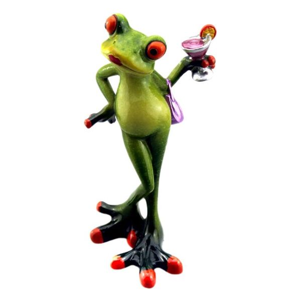 

decorative objects & figurines creative 3d resin frog crafts ornaments for home decor accessories