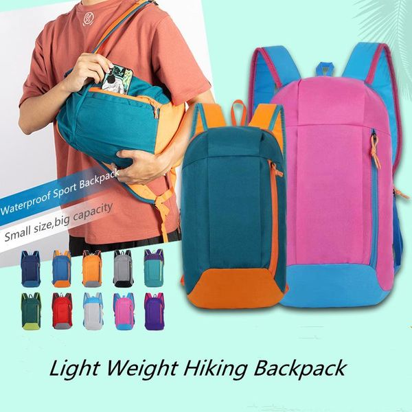 

outdoor bags 10l waterproof sport backpack men light weight hiking women travel bag lapcamping backpacks school for teenager
