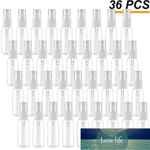 Bottiglie di stoccaggio Barattoli 36Pcs 30Ml / 1Oz Mini Nebbia fine Spray Ricaricabile Piccolo Vuoto Plastica trasparente Formato da viaggio Prezzo di fabbrica Design esperto Qualità Ultimo stile Originale