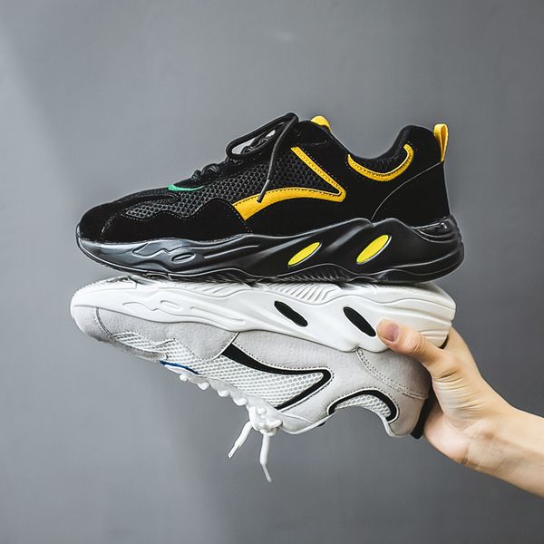 

summer 2022 breathable women mens mesh run shoes beige black white outdoor trainers yellow blue sports sneakers size 39-44 code: 95-1923