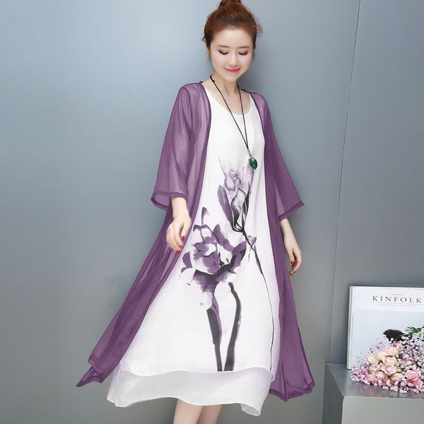 

long female sleeve loose plain maxi casual summer soft dress, Black;gray