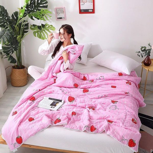 

comforters & sets 150*200 180*220 200*230cm single twin full queen double king size thin quilt for 1.0m 1.2m 1.35m .15m 1.8m 2m bed cover bl