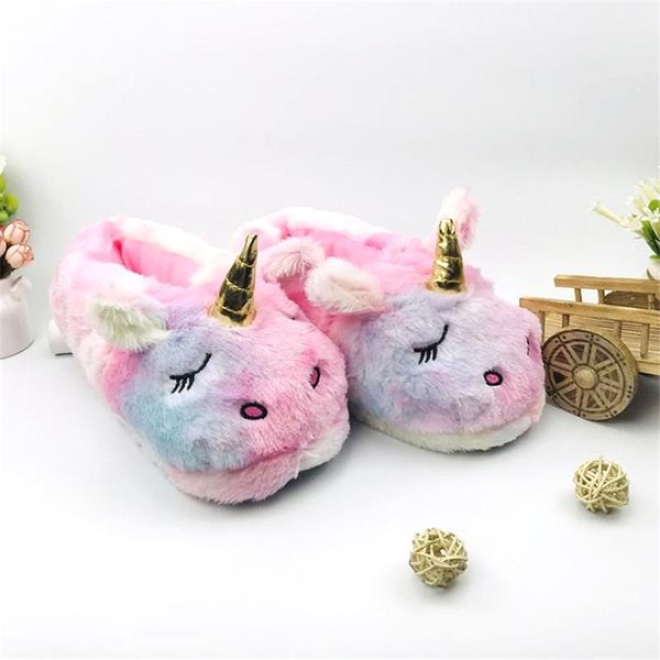 

winter women's cotton shoes couple indoor plush slippers girl's cute ladies fluffy warm female home, Black