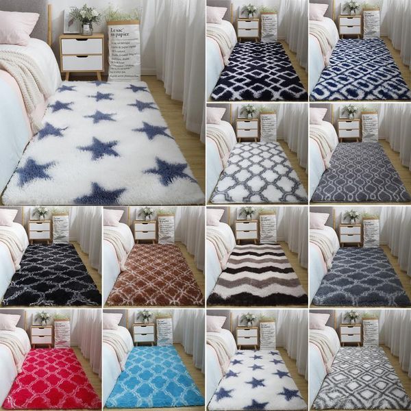 

cushion/decorative pillow fluffy bedroom rectangle carpet super soft blanket anti-slip area rugs for living room cushion sofa doorway home d