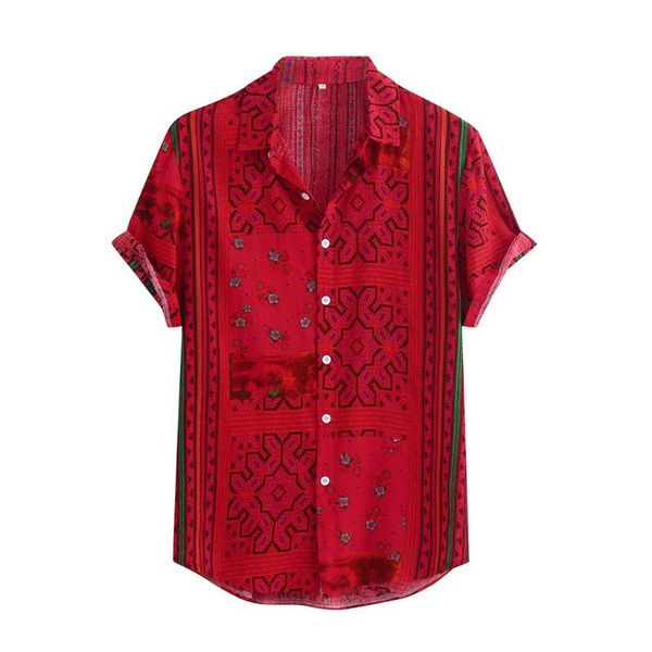 

men's casual shirts summer man streetwear colorful striped print hawaiian short sleeve holiday vacation clothing chemise camisa, White;black