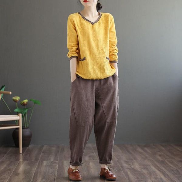 

women's two piece pants large size casual western style suit women 2021 autumn loose thin fashion temperament two-piece set, White