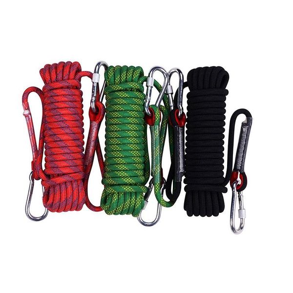 

cords, slings and webbing 20m safety rope outdoor climbing high strength emergency wear resistant 10mm diameter life-saving