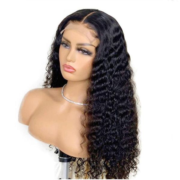 

synthetic wigs 26inch long curly lace front wig black/orange/99j/brown heavy density glueless for women daily wear