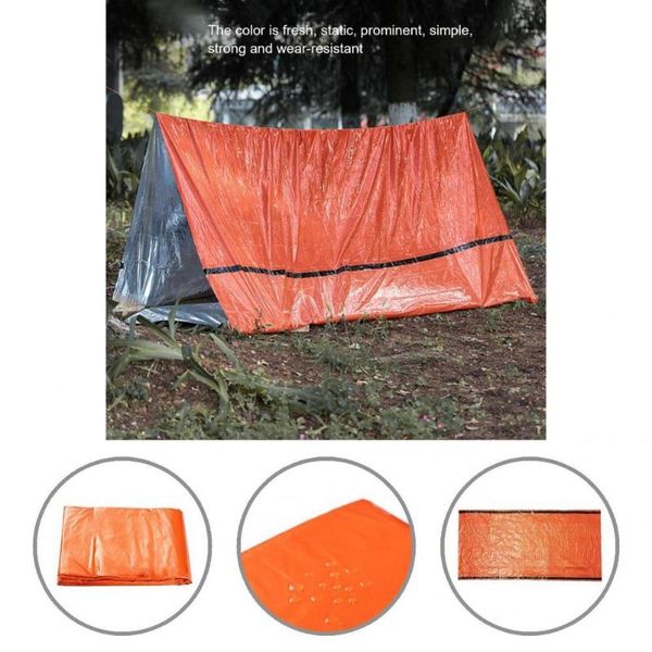 

sleeping bags practical survival tent foldable orange emergency portable thermal bag for travel