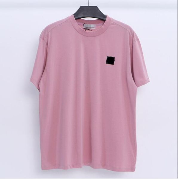 2021 hohe Qualität Männer und frauen paar Stickerei Abzeichen LOGO Kurzarm Sommer Casual Baumwolle Polo Shirts Herren T-shirt