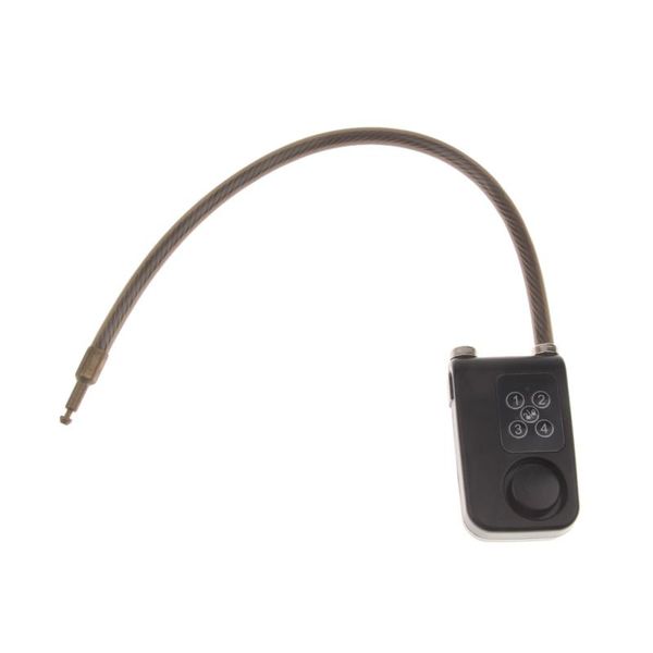 

bike locks electronic password door security alarm anti-theft lock chain loud sound