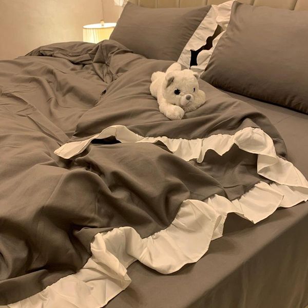 

bedding sets cotton soft set winter conforter bed cover pillowcases king size twin ropa de cama home textile db60cd