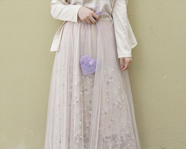 

angelatracy arrival acrylic handmade beading knit mini bag cover cute heart coin money shoulder bags crossbody