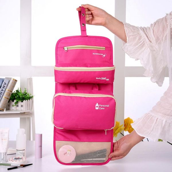

travel toiletry bag hanging cosmetic organizer waterproof makeup removable bags & cases