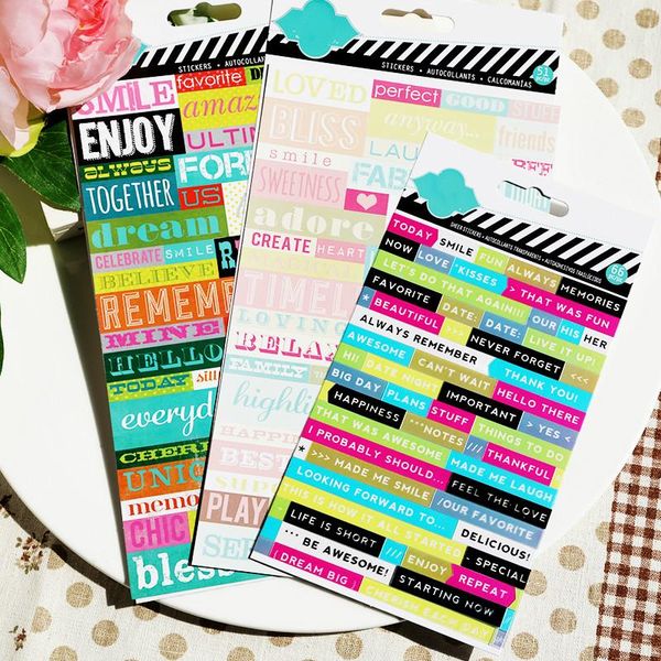 

lovely phrase set for scrapbooking diy projects/po /card making crafts gift wrap