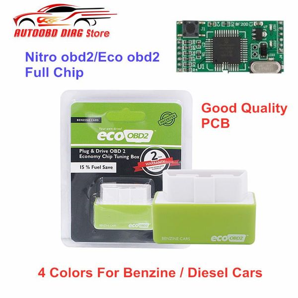 

code readers & scan tools nitro obd2 ecoobd2 ecu chip tuning box plug driver nitroobd2 eco for benzine diesel car 15% fuel save mo