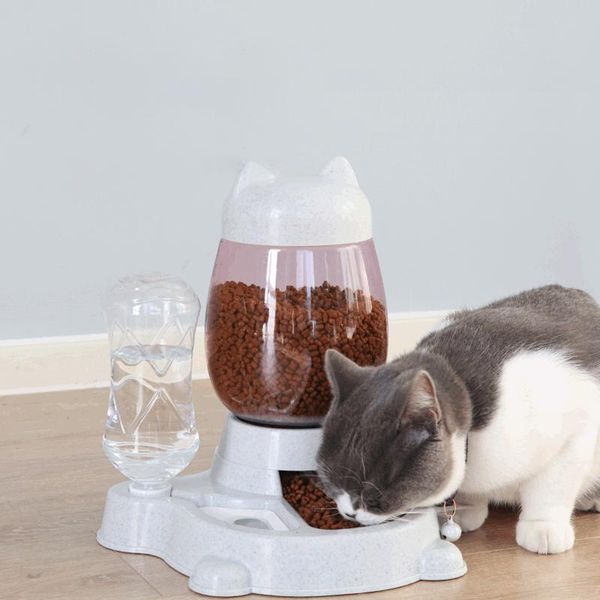 

pet dog cat bowl fountain automatic water feeder dispenser container for cats dogs drinking eating products supplies bowls & feeders