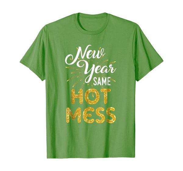 

new year same mess t-shirt 2019 new year's shirt, White;black