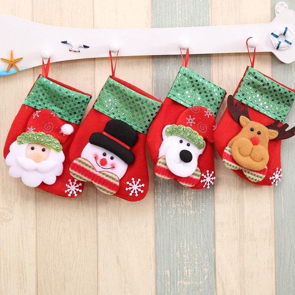 

christmas decorations mini socks children's party supplies holiday pack gifts year's decoration