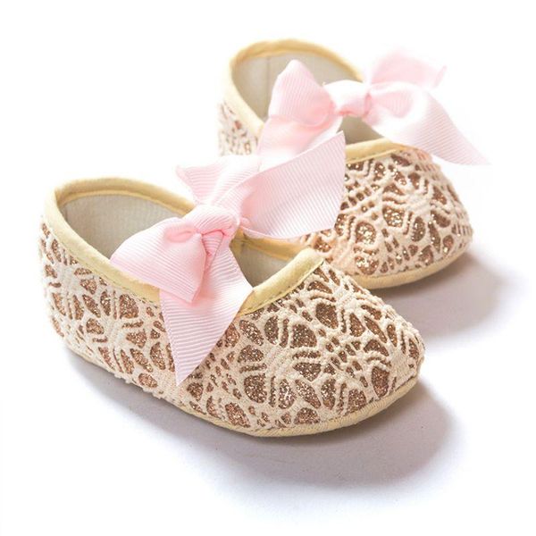 

first walkers baby infant kids girl soft sole crib toddler anti-slip shoes born for 18 months arrival #06