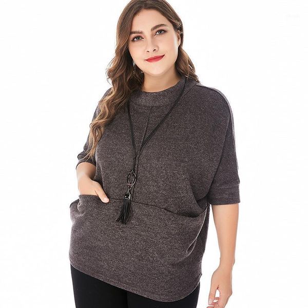 

women's sweaters 2021 fall plus size women clothing long sleeve turtleneck knitted loose sweater fashion ladies vintage elegant, White;black