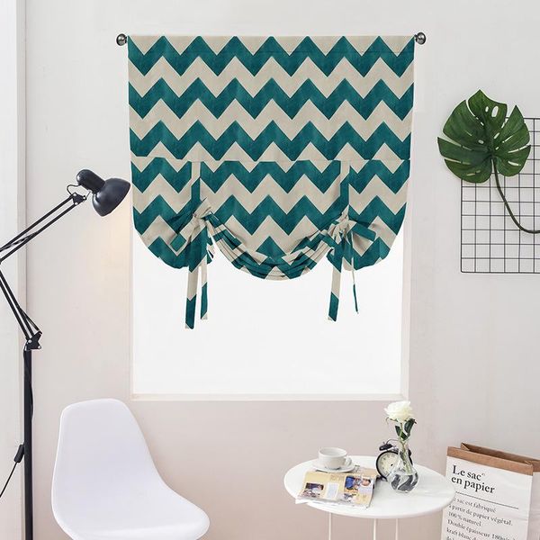 

curtain & drapes stripe roman finished nordic style geometric printing